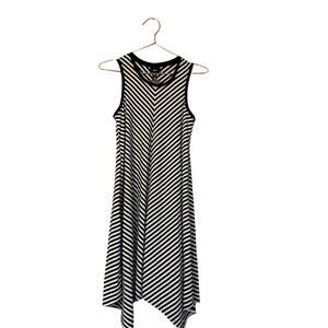 Mossimo striped sleeveless midi dress size XS stretchy new with tag